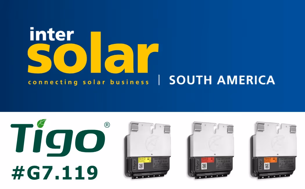 Tigo Energy Showcases 800W MLPE and Installer Service Program for LATAM at Intersolar South America